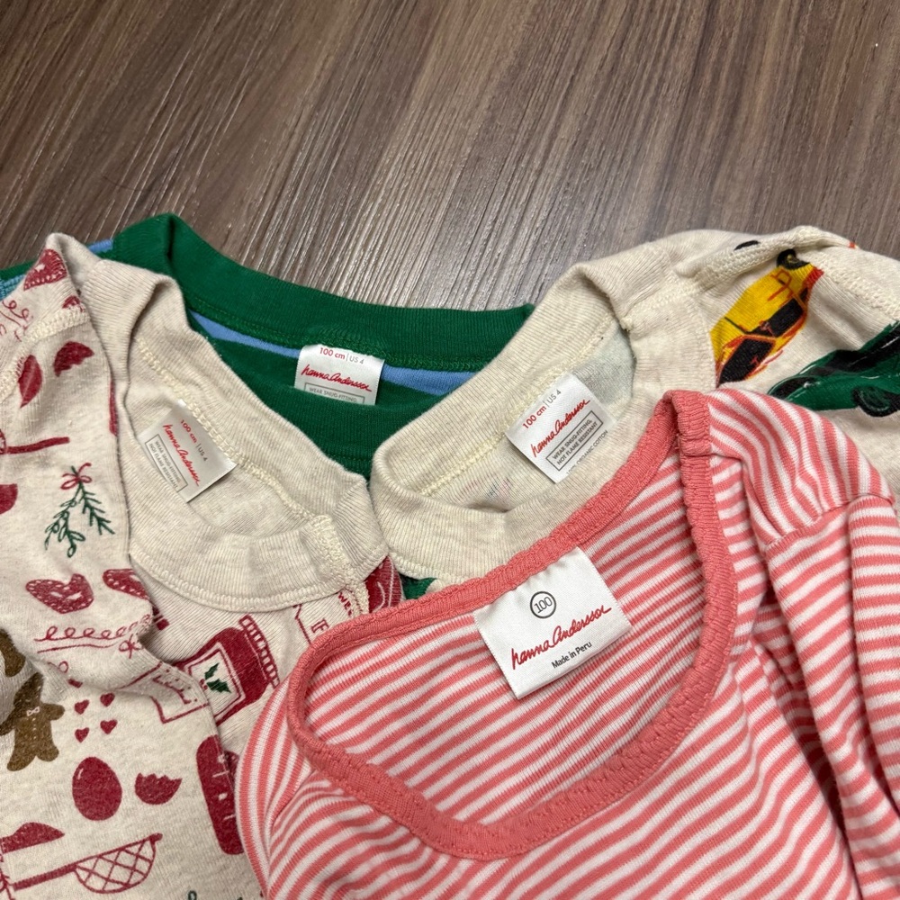 4 of Hanna Anderson toddler 4T pajama long sleeve shirt - Picture 8 of 8